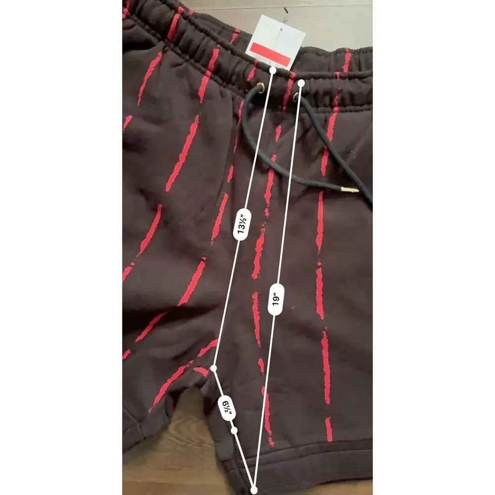 Men Air Jordan Essentials Fleece Heroes Diamond Basketball Short FZ2228-010 Sz L